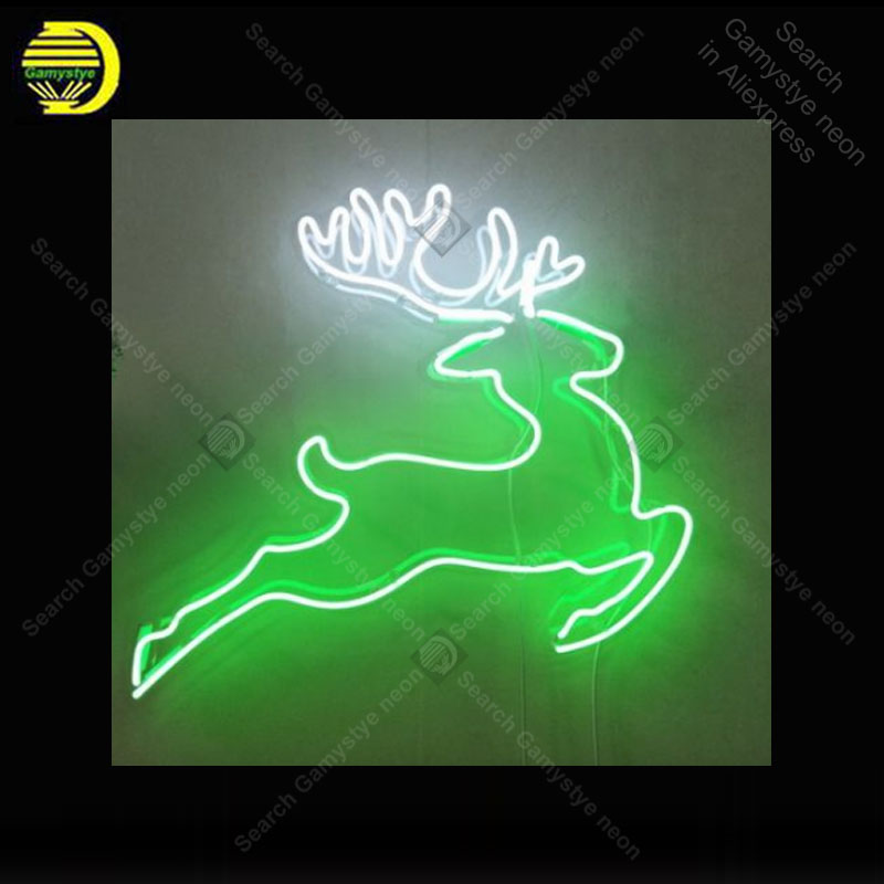Hunting Outdoor Shop - Sinal de néon para cervos correndo