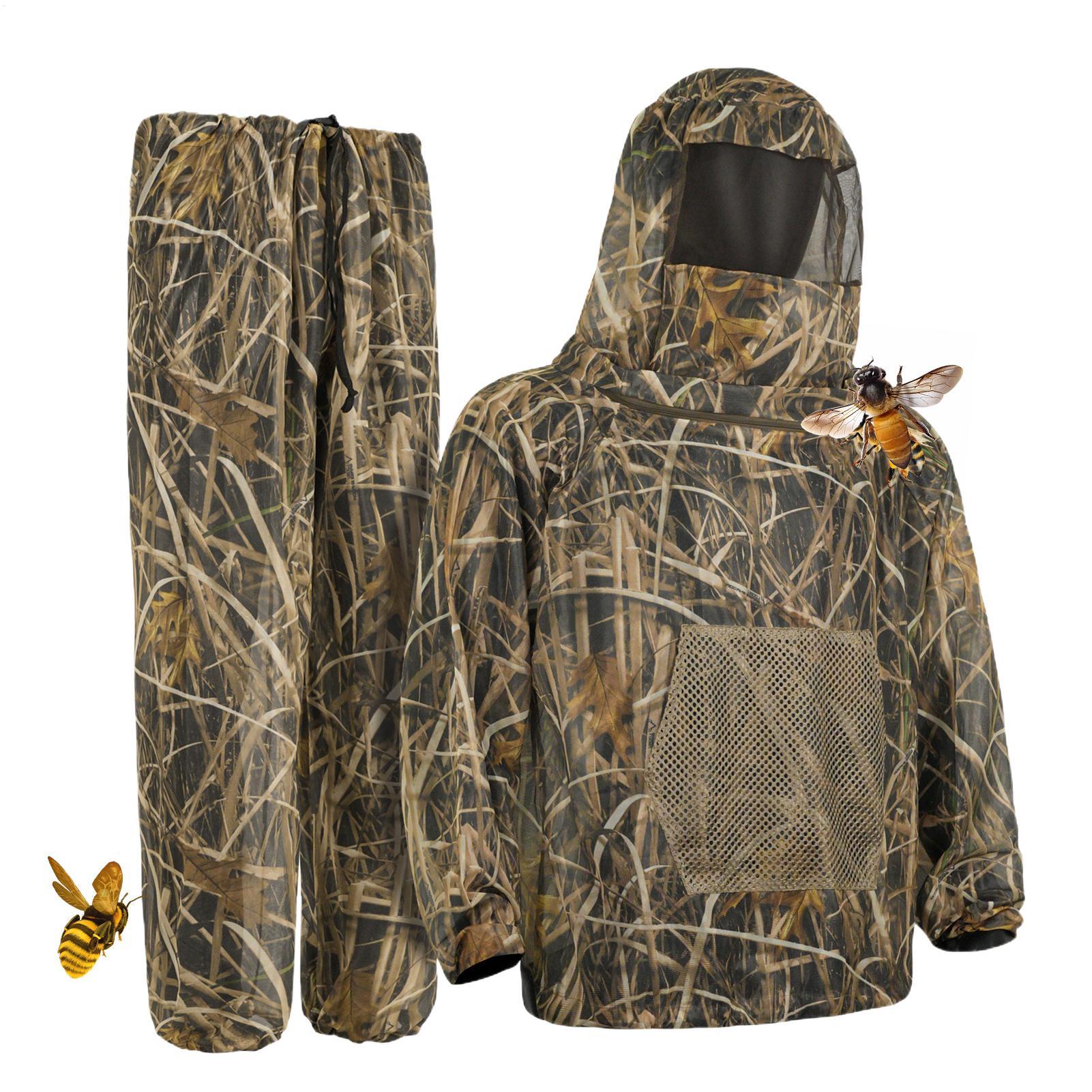 Outdoor Hunting Outfit - Conjunto de Caça com Capuz e