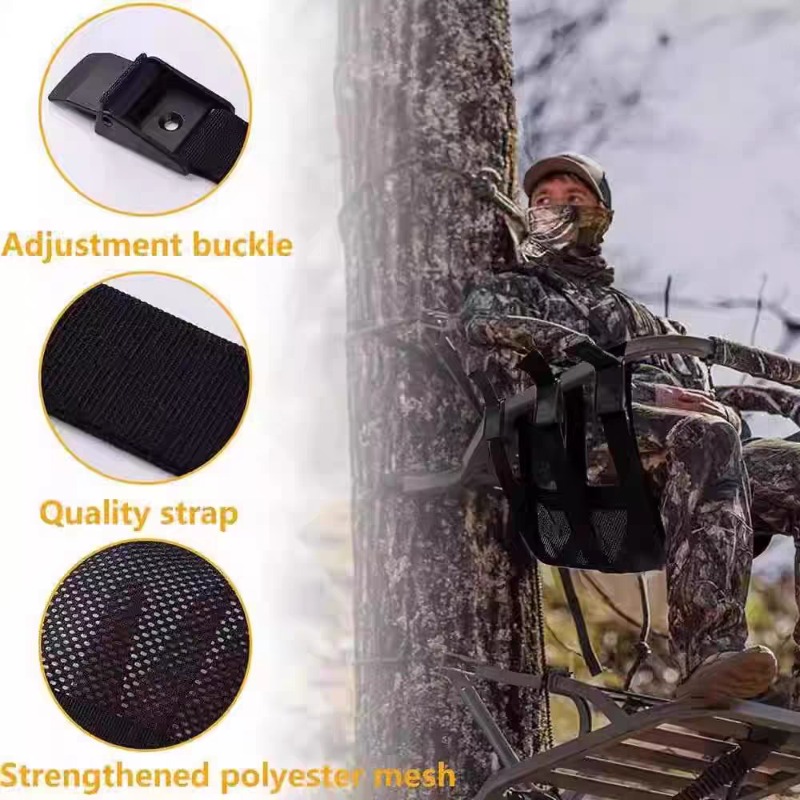 Tree Stand Ladder - Assento Universal Ajustável para Caça, Cadeira