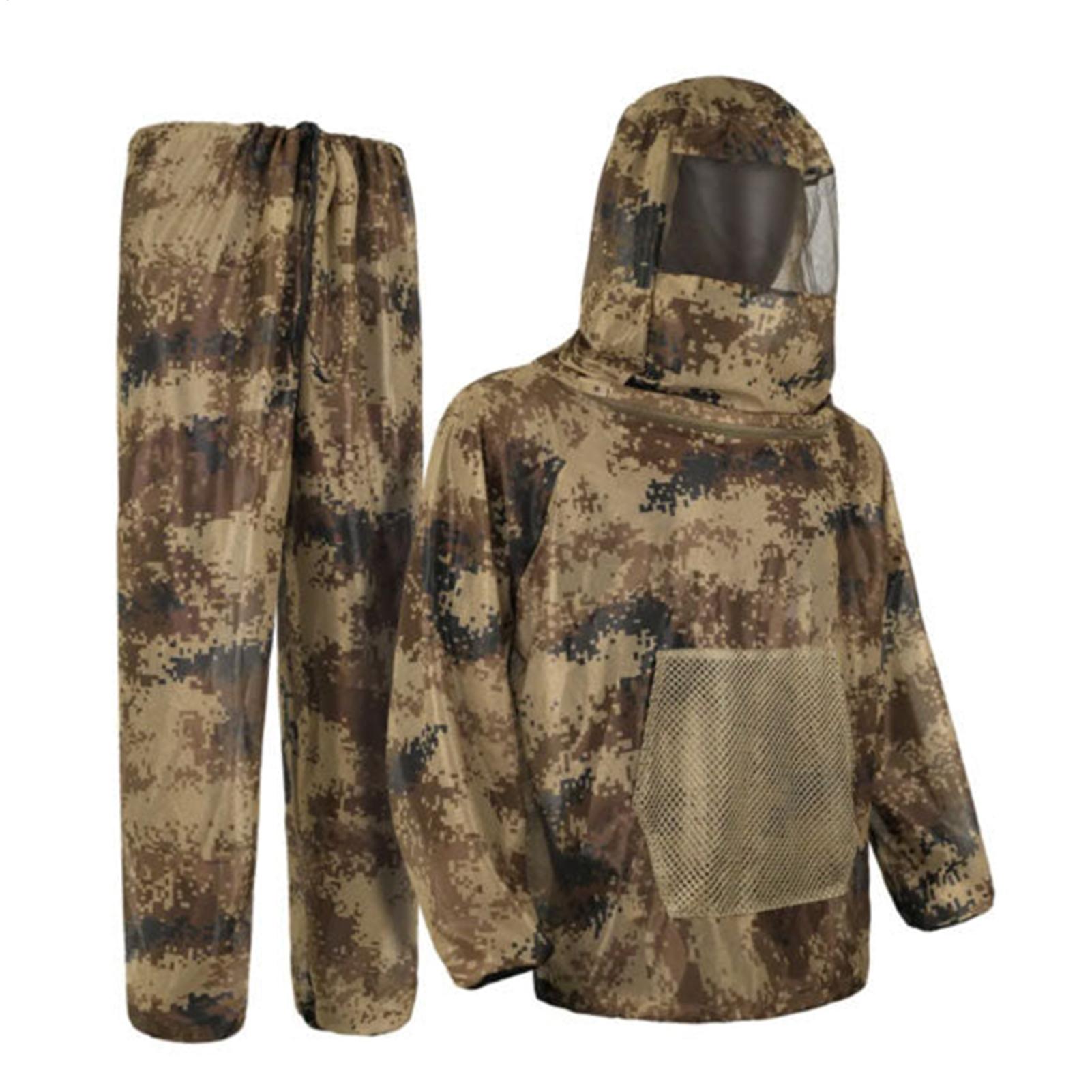 Outdoor Hunting Outfit - Roupa de Caça Masculina com Capuz