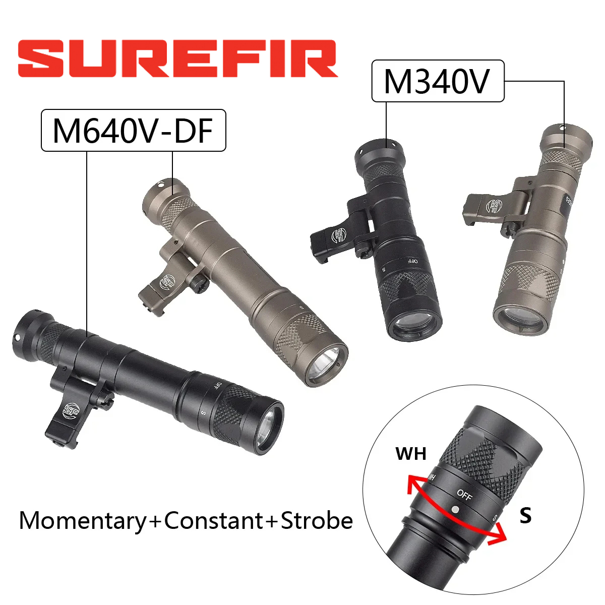 Hunting Outdoor Shop - Lanterna SureFire M600 M340 DF M640