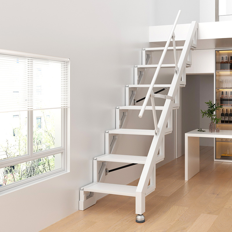 Tree Stand Ladder - Escada telescópica de sótão, fixada na