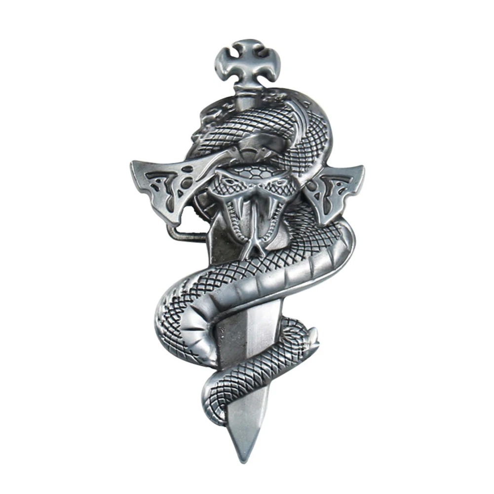 Outdoor Hunting Outfit - Cobra totem faca espada cinto fivela