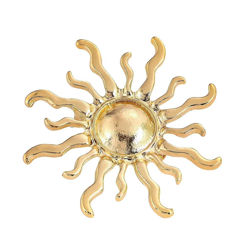 Sunburst flor liga broche robu - Outdoor Hunting Outfit avaliação e preço