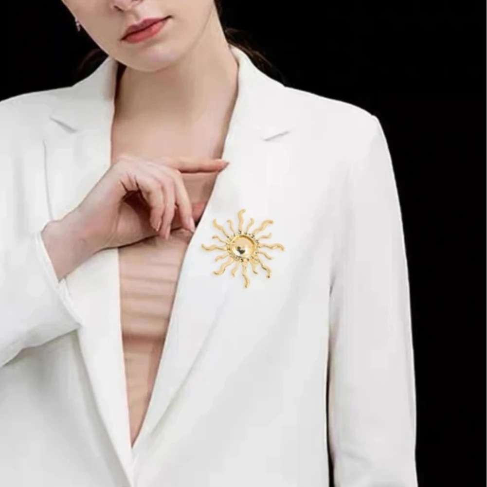 Sunburst flor liga broche robu - Outdoor Hunting Outfit avaliação e preço