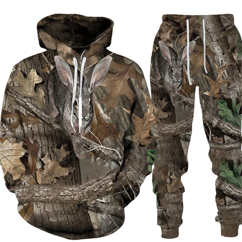 Camuflagem masculina caça anim - Outdoor Hunting Outfit avaliação e preço