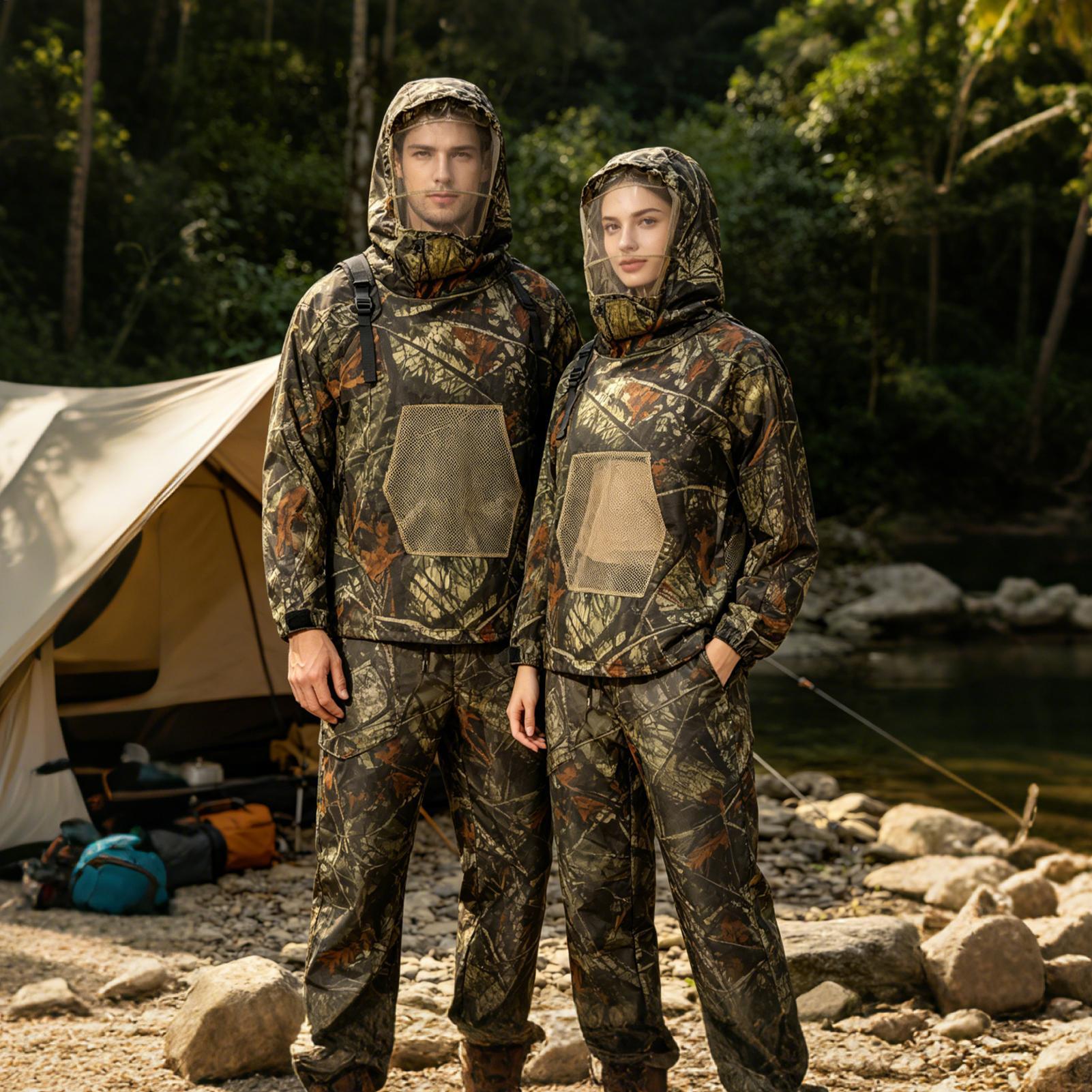 Conjunto de Caça com Capuz e M - Outdoor Hunting Outfit avaliação e preço