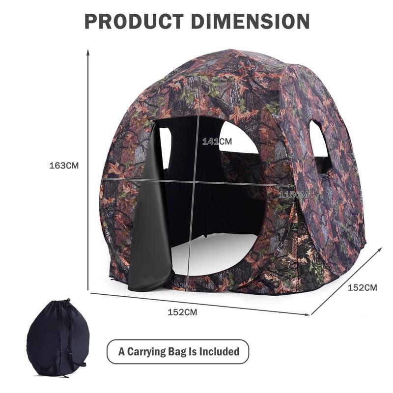 Barraca de Caça Pop-Up para 3  - Hunting & Outdoor Supplies Photos avaliação e preço