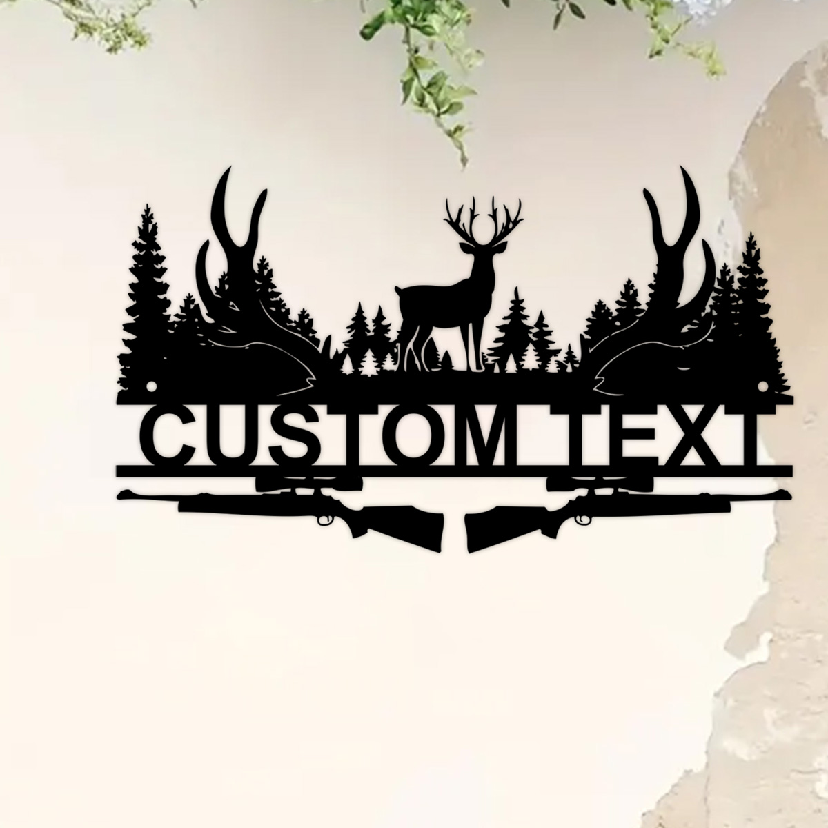 Custom Deer Cabin Metal Sign,  - Outdoor Hunting Gifts avaliação e preço