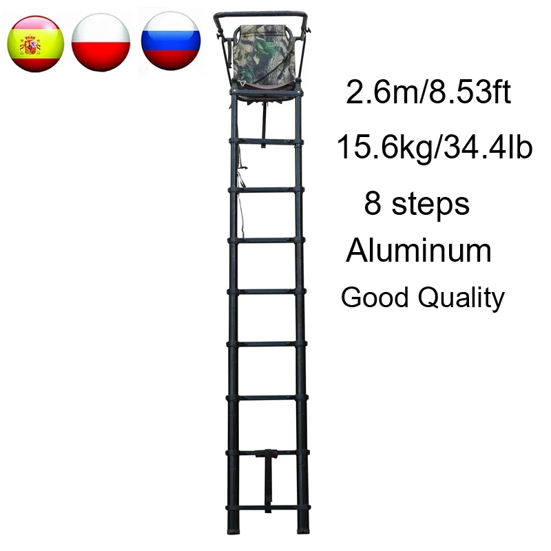 Escadas telescópicas SC02 para - Tree Stand Ladder avaliação e preço